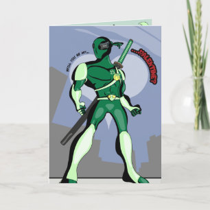Mantis Man - Alla hjärtans dag-kort Helgkort