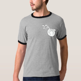 Mantis Man Symbol - Black & White T Shirt