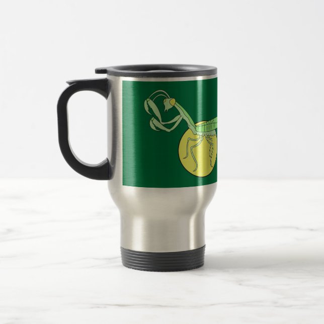 Mantis Man Symbol Travel Coffee Mug Resemugg (Vänster)