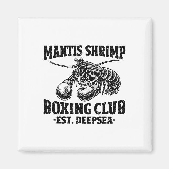 Mantis Shrimp Boxing Pea Mantis Shrimp Magnet (Framsidan)