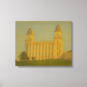 MantiUtah Temple Painting™ LDS Wall Art Canvas