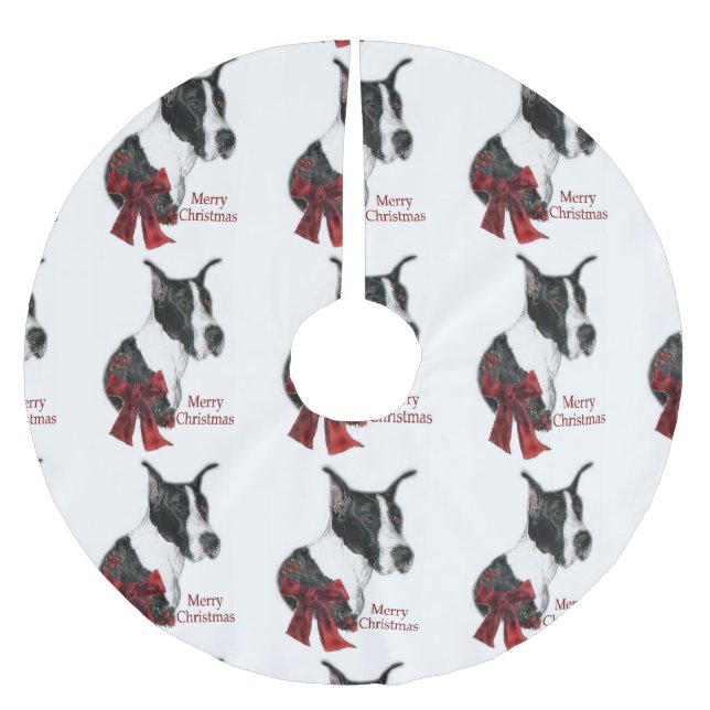 Mantle Great dane jul Julgransmatta Borstad Polyester (Framsidan)