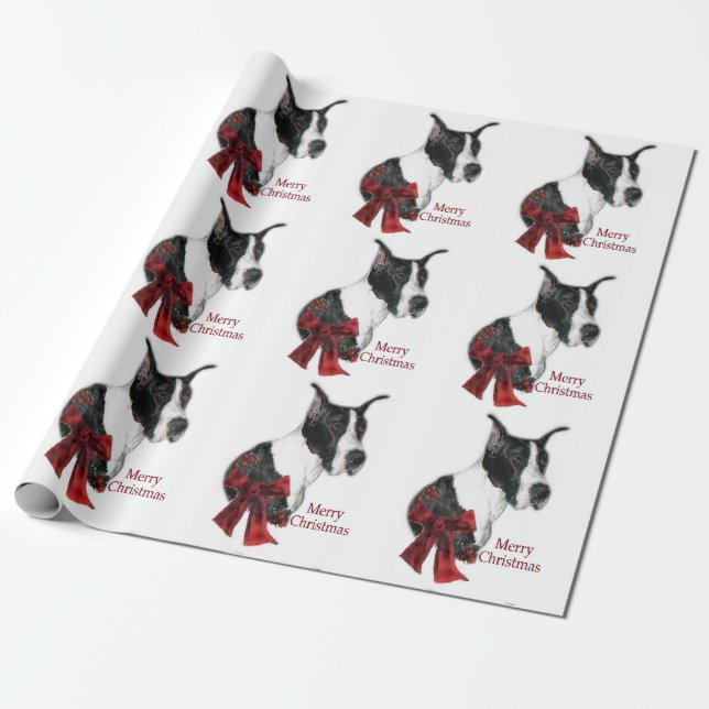 Mantle Great dane jul Presentpapper (Utrullad)