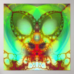 Mantoid-andedräkt var 3 (12 x 12) Art Print Poster