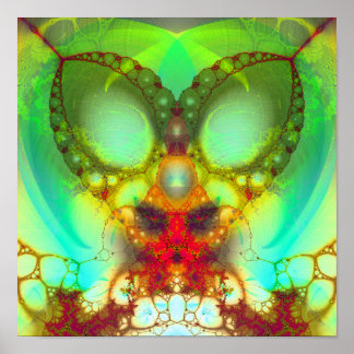 Mantoid-andedräkt var 3 (12 x 12) Art Print Poster