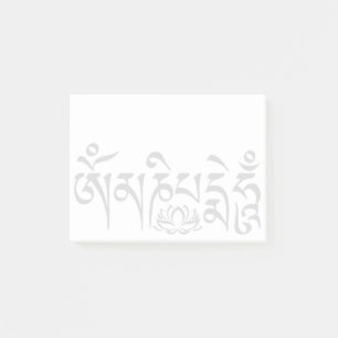 Mantra Black Script Post-it Block
