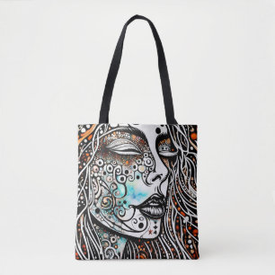 Mantra Bohemian Meditation Tote Tygkasse