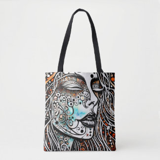 Mantra Bohemian Meditation Tote Tygkasse