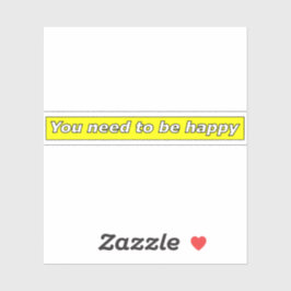 Mantra for living a beautiful life klistermärken