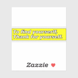 Mantra for living a beautiful life klistermärken