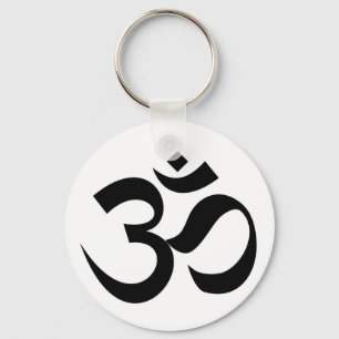 Mantra för symbol för indisk Dharmic religion Nyckelring