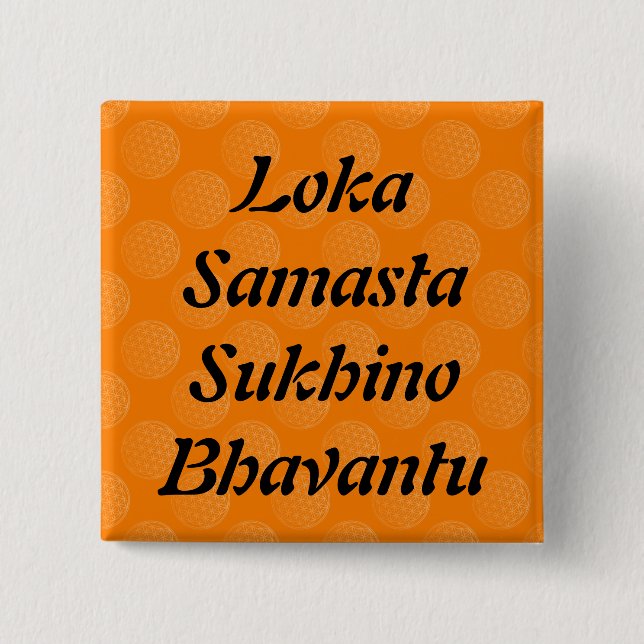Mantra für den Weltfrieden | Livslblomma Knapp (Framsida)