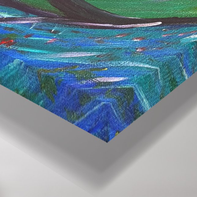 Mantra Garden - Om Canvas Painting (Hörn (nedre))