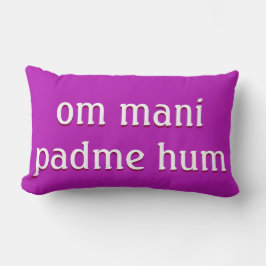 Mantra: om mani padme hum lumbarkudde