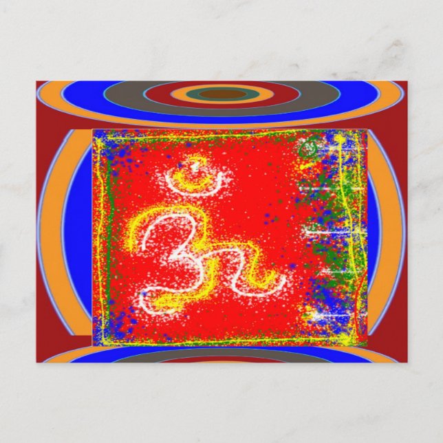 MANTRA Shakti: Passion Dedication Power Peace Vykort (Framsida)