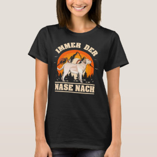 Mantrailing Immer Der Nase Nach Labrador Retriever T Shirt