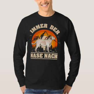 Mantrailing Immer Der Nase Nach Labrador Retriever T Shirt