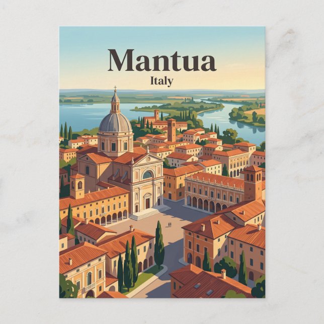 Mantua, Italien Vykort (Framsida)