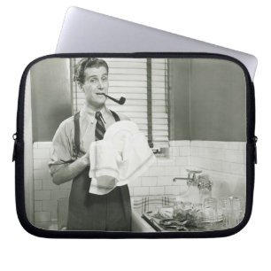 Mantvagningdisk Laptop Sleeve