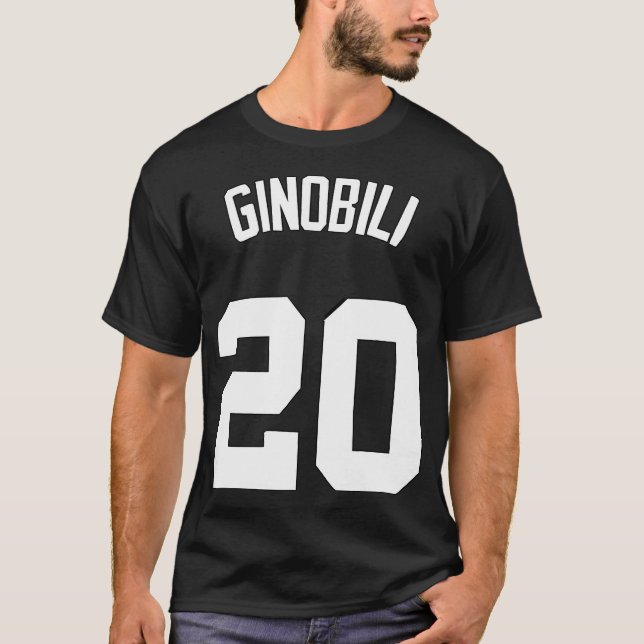 Manu Ginobili - San Antonio Spurs T Shirt (Framsida)