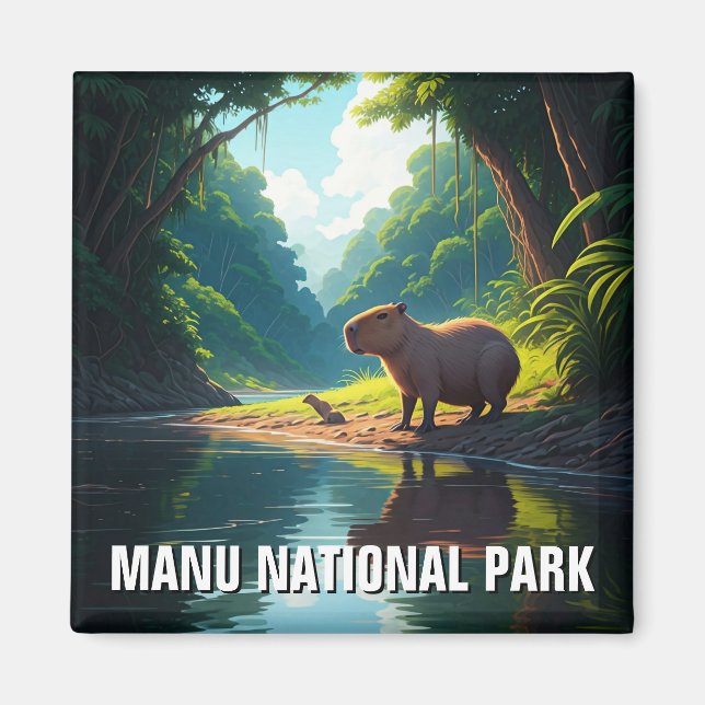 Manu National Park Peru Magnet (Framsidan)