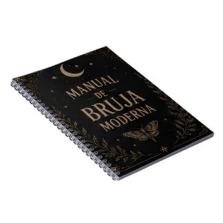 manual de bruja negro anteckningsbok