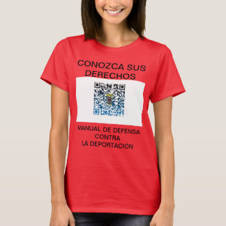 MANUAL DE DEFENSA CONTRA LA DEPORTACIÓN T SHIRT