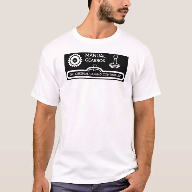 Manual Gearbox The Original Gaming Controller T Shirt (Framsida)