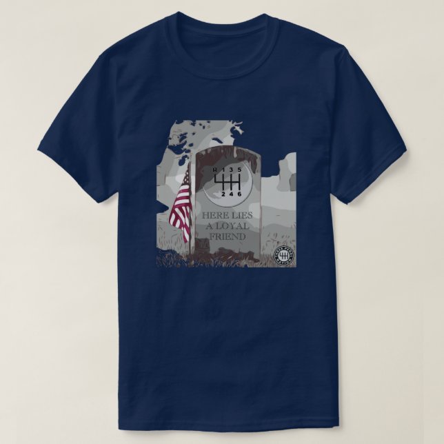 MANUAL GRAVSTEN T-Shirt (Design framsida)