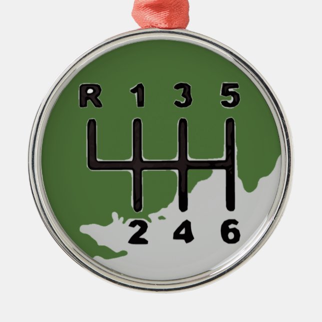 MANUAL Transmission - FÄRG Julgransprydnad Metall (Framsidan)