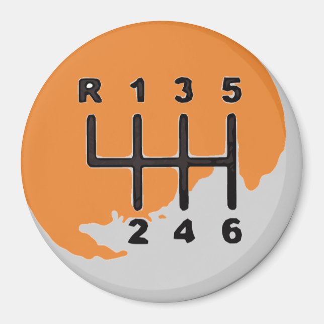 MANUAL Transmission - FÄRG Magnet (Framsidan)