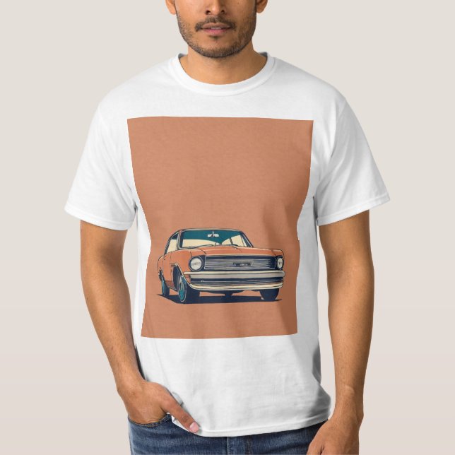 MANUAL TRENDING CAR ART-SHIRT T SHIRT (Framsida)