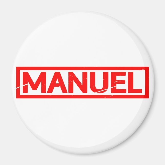 Manuel Frimärke Magnet (Framsidan)