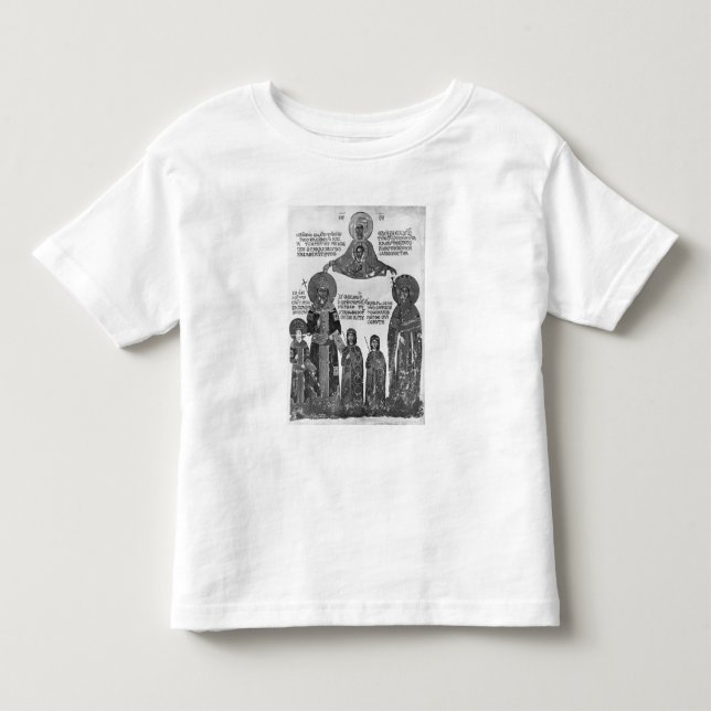 Manuel Palaeologus skyddad av Virgin Mary Tee Shirt (Framsida)