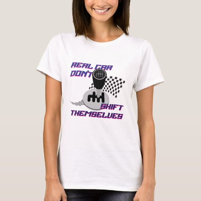 Manuell överföring T-Shirt |Biltransport |Car Enth (Framsida)