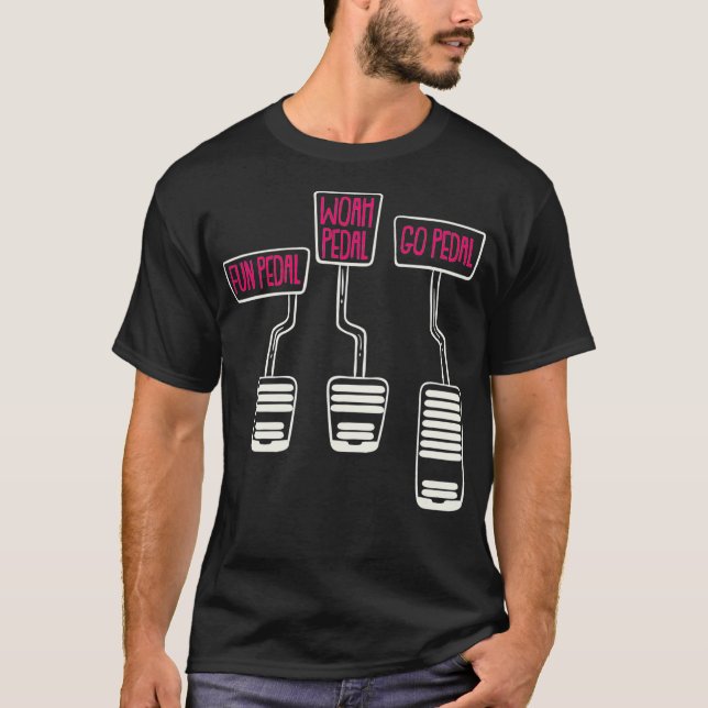 Manuell Roligt för transmissions Pedal Shift Clutc T Shirt (Framsida)