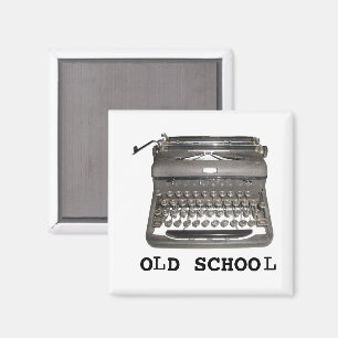 Manuell skrivmaskin "Old school" Magnet