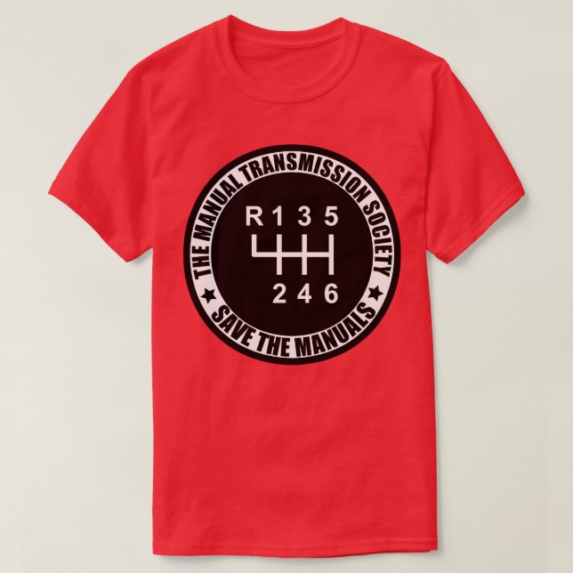 Manuell Spara av överföringssamhället Manualer 1 T Shirt (Design framsida)