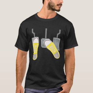 Manuella bilnålar Håll Skift växellåda Bilens Tävl T Shirt