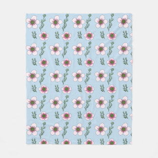 Manuka Flowers Fleecefilt