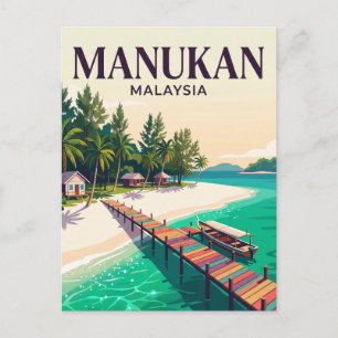Manukan Island Malaysia Vykort