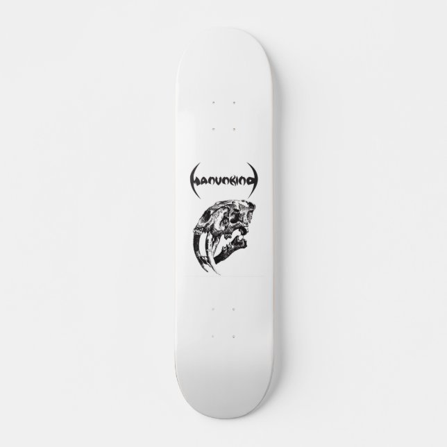 Manunkind döskalle skateboard (Framsida)