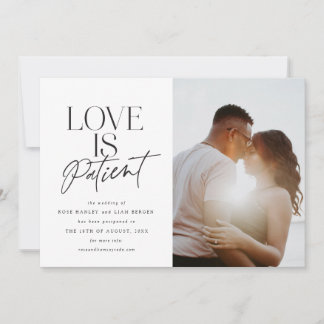 Manus Bröllop Uppskjutet Ändra Datum Meddelande