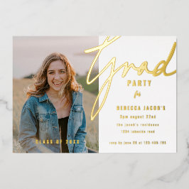 Manus Foto Studentfest Folie Inbjudan