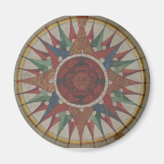 Manuscript Compass Ro Magnet