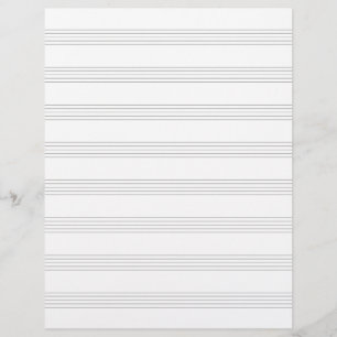 Manuscript Papper Music Staffs Composer Songwriter