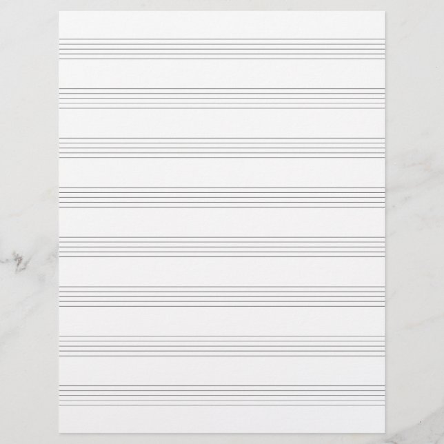 Manuscript Papper Music Staffs Composer Songwriter (Framsida)