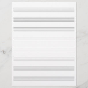 Manuscript Papper Music Staffs Composer Songwriter