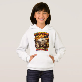 Manusförfattare - Flickhuvtröja med grundläggande T Shirt