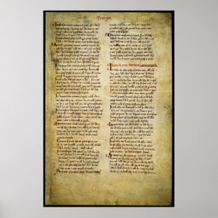 Manuskript - Canonry av Westminster, gammala Poster